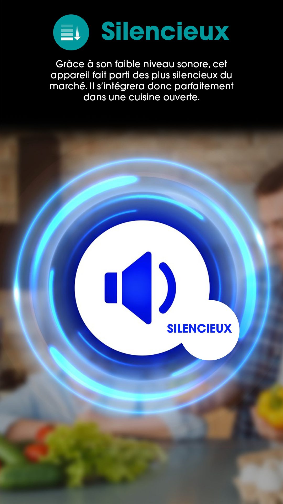 Appelé également No Frost, cette technologie permet d'obtenir un froid plus sec dans la partie réfrigérateur, empêchant la formation de givre et la surconsommation.