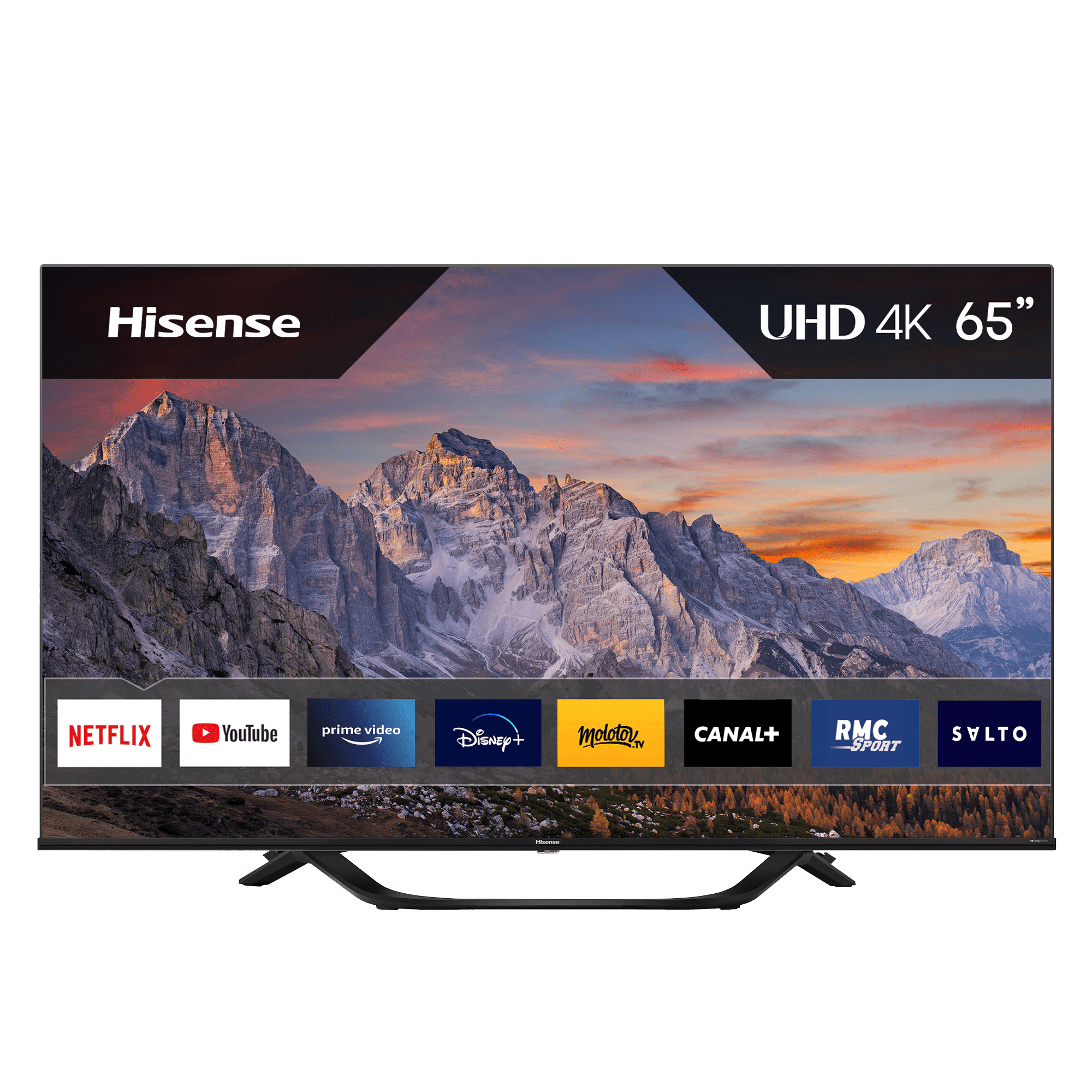 TV 4K | Dolby Vision <br>65" Série A68H