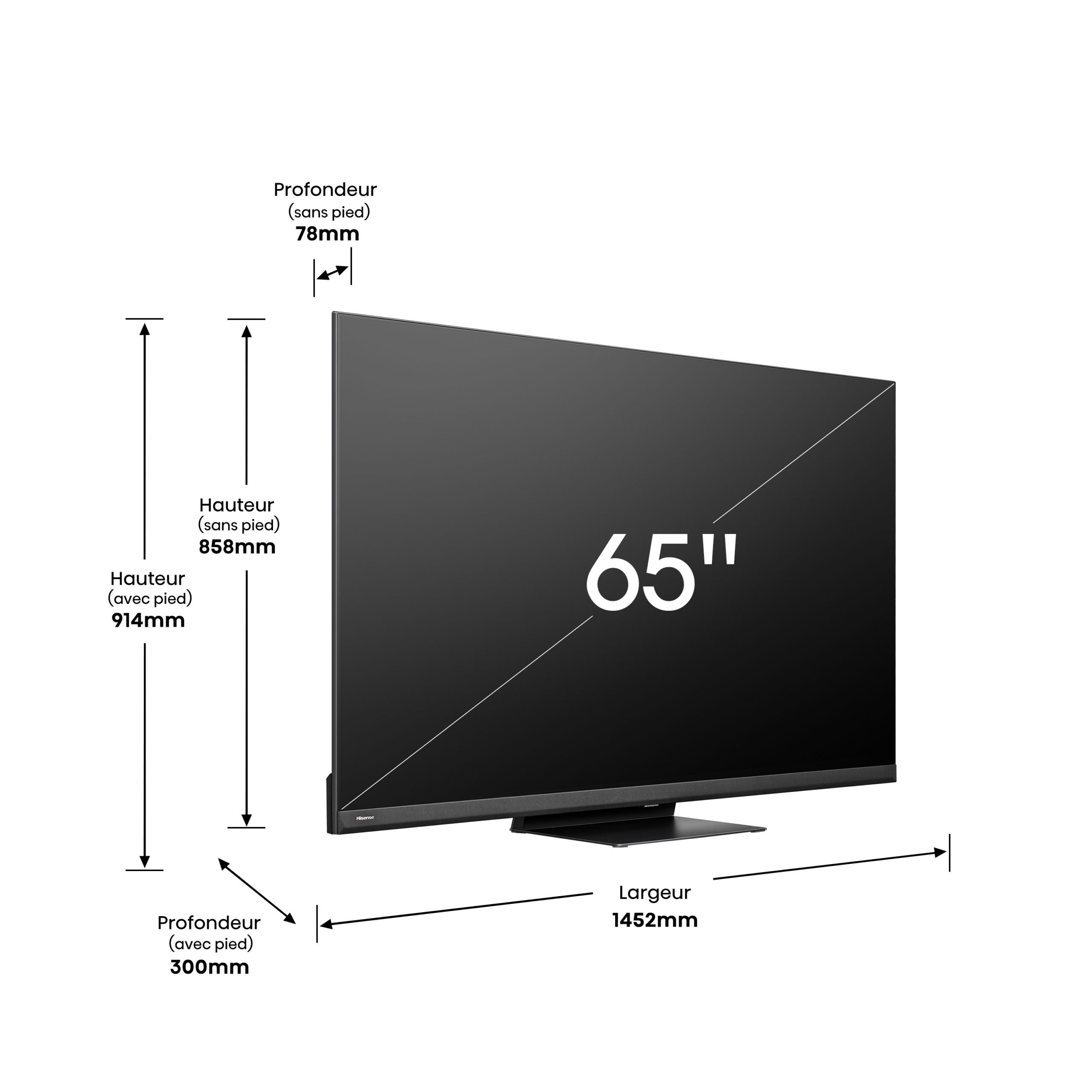 TV MINILED 4K | 144Hz VRR<br>65" SÉRIE U8KQ