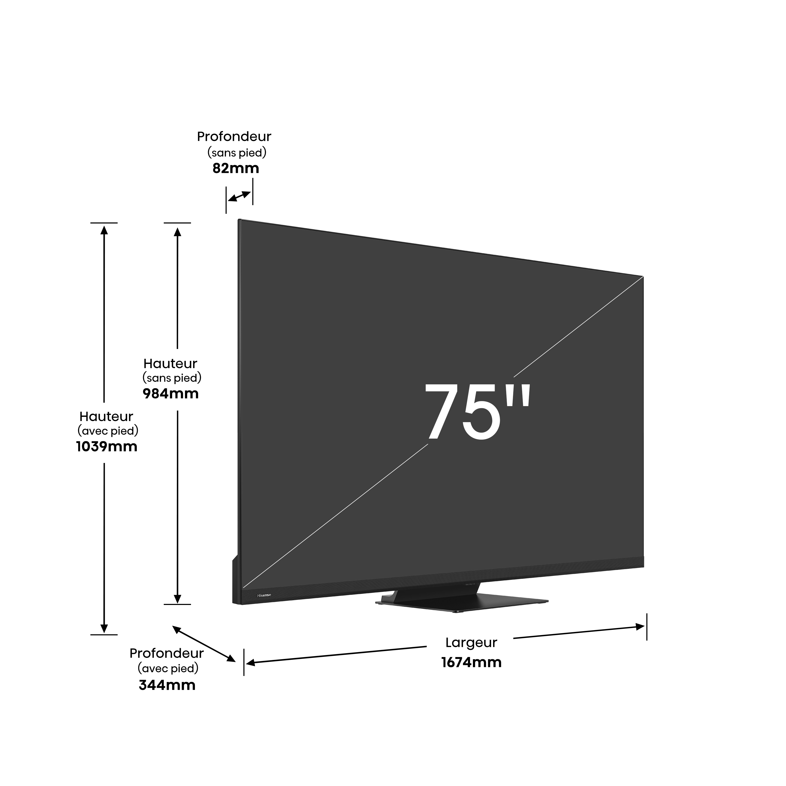 TV MINILED 4K | 144Hz VRR<br>75″ SÉRIE U8KQ