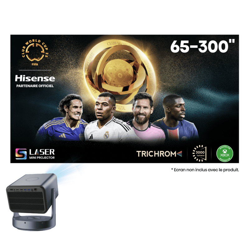 Laser Mini Projecteur I Focale ajustable<br>65-300" I C2 Ultra